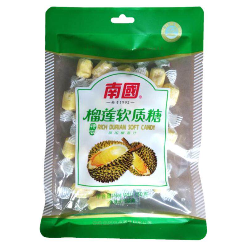 南国特浓榴莲软质糖150克