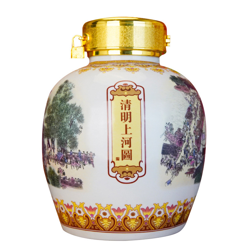 清明上河图陶瓷坛装酒53度白酒