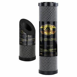 炭之晶10寸烧结炭活性炭滤芯去余氯去阻垢净水器前置20寸通用滤芯