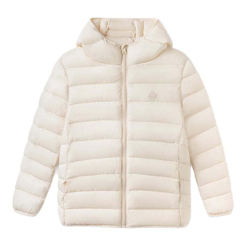 巴拉女童外套小童连帽棉服棉袄