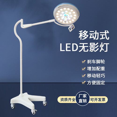 双头无影灯宠物口腔辅助检查灯冷光源LED吊式立式整体反射无影灯