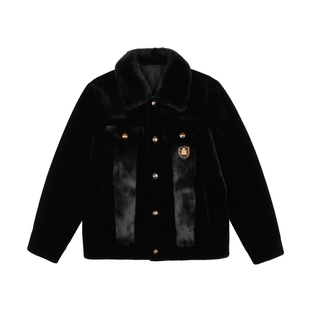 【金丝绒+水貂毛领】Raidy Boer/雷迪波尔25冬厚款夹克外套男3054