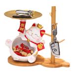 乔迁之喜入宅礼物全套2025搬家仪式用品新居装饰招财猫收纳摆件