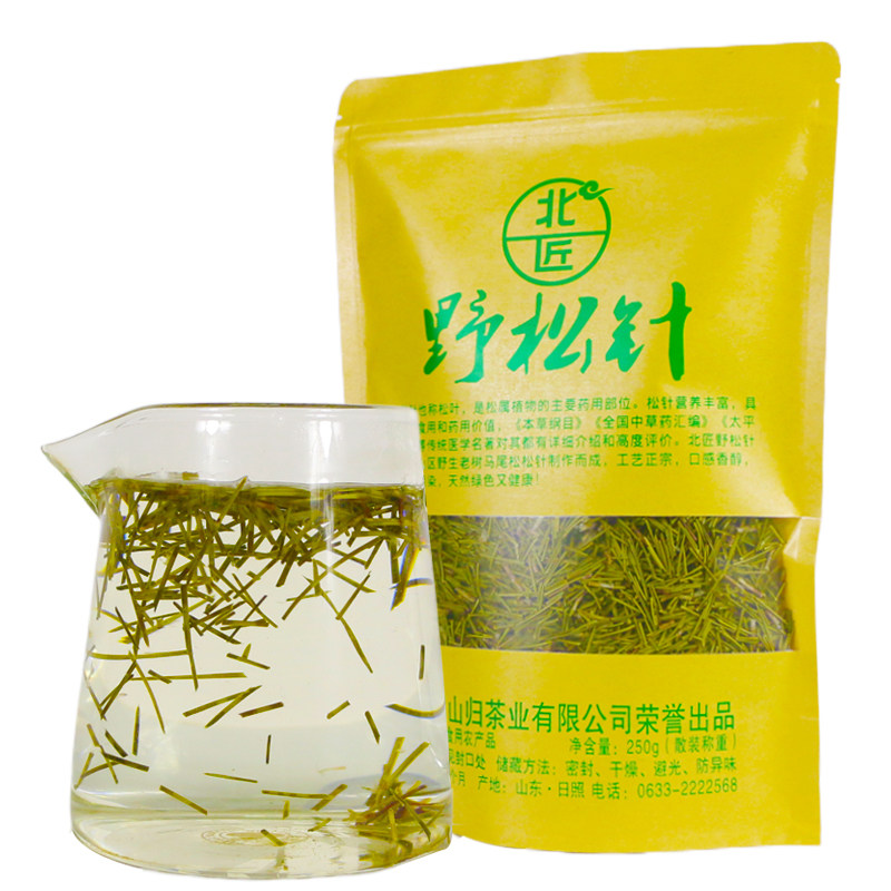 北匠野松针 正品野生深山老树马尾松针叶 中药材炮制炒干松树针茶