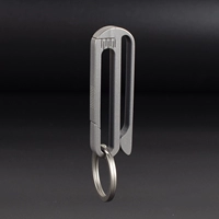 Титановая пряжка типа B + титановое кольцо 25 мм.