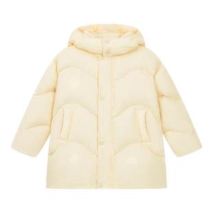 笛莎官方旗舰童装女童长款羽绒服秋冬季新款女孩儿童加厚保暖外套