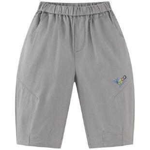 [泉水牛仔]迷你巴拉男女童宝宝裤子春新品亲肤柔软萌趣不勒裤长裤