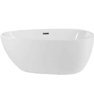 魅生薄边小户型一体独立浴缸 家用成人蛋形亚克力浴盆1.3m-1.7米