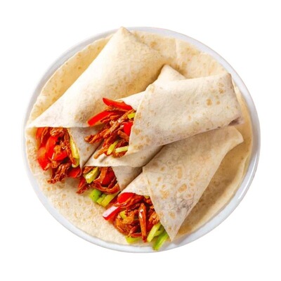 铁棍山药春饼手工烫面烙馍薄饼皮即食商用卷饼早餐饼烤鸭原味