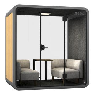 声博士小型静音舱录音房直播间电话亭学习儿童琴房办公玻璃隔音房