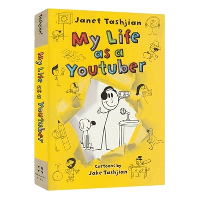 英文原版 My Life As A Youtuber 我的油管博主经历 小屁孩成长记系列 章节桥梁小说 英文版 进口英语原版书籍