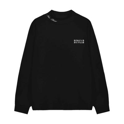 BIPOLAR磨毛半高领德绒打底衫