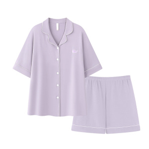 【蜂狂618】佰丝娜纯棉情侣翻领睡衣家居服套装