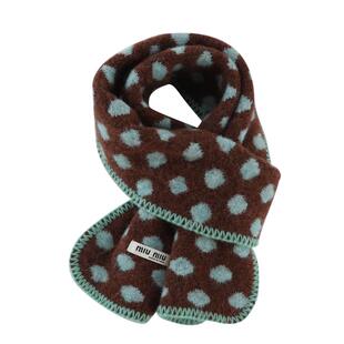儿童围巾冬季女童韩版波点针织围脖加厚女孩宝宝外出防风毛线长巾