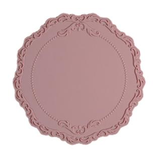 法式高级硅胶餐垫复古餐桌隔热垫家用蕾丝杯垫欧式花瓶垫锅垫垫子