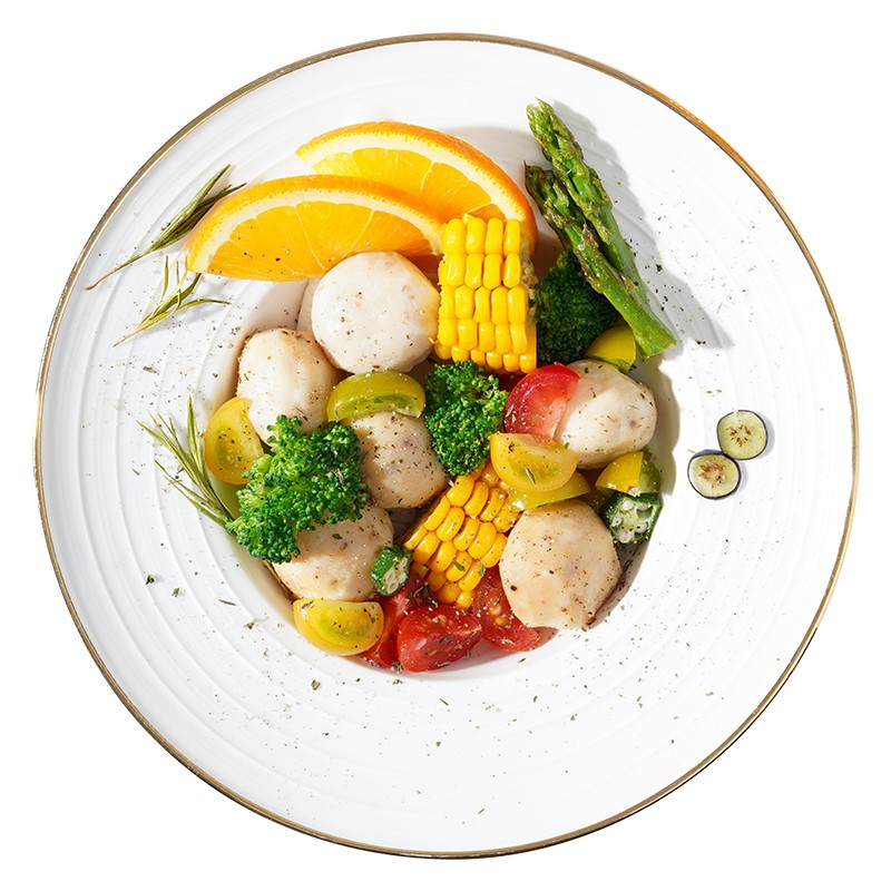 菜青虫高蛋白鸡肉丸加量不加价