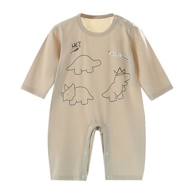 莫代尔薄款夏季婴儿连体衣