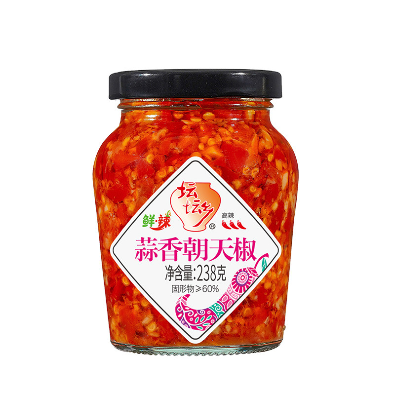 坛坛乡湖南特产辣椒酱拌饭拌面