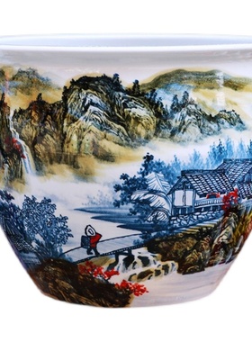 景德镇江山多娇现代中式风装饰品