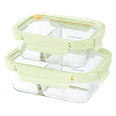 【咨询立减】苏泊尔玻璃分格饭盒