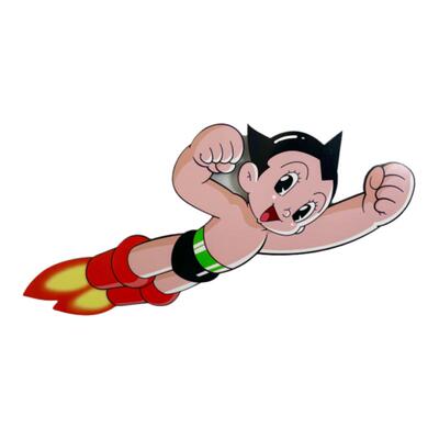 卡通动漫客厅潮流悬浮异形木板画