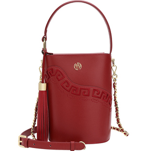 【新年礼物】中国风小众水桶包妈妈刺绣新娘结婚女包旗袍手拎包