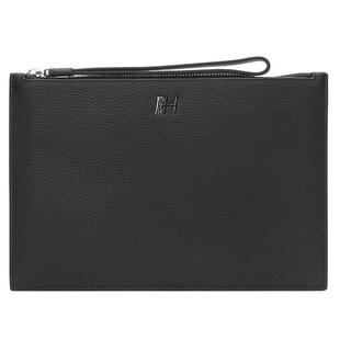 ELLE HOMME真皮手拿包薄款头层牛皮信封包男款欧美时尚手抓包手包