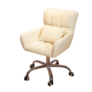 网红化妆椅女生卧室轻奢高级化妆凳极简可旋转2025新款梳妆台凳子