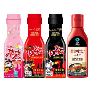 韩国进口三养火鸡面酱双倍辣拌面酱辣酱韩式辣椒酱低脂调料炸鸡酱