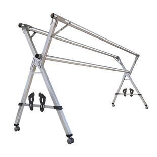 折叠晾衣架落地简易室内家用阳台卧室不锈钢室外凉衣架晒被子神器