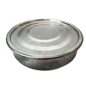 分样筛底盘 304不锈钢底盖 筛盖 接料盘 面粉底盘 糖粉中药粉接盘