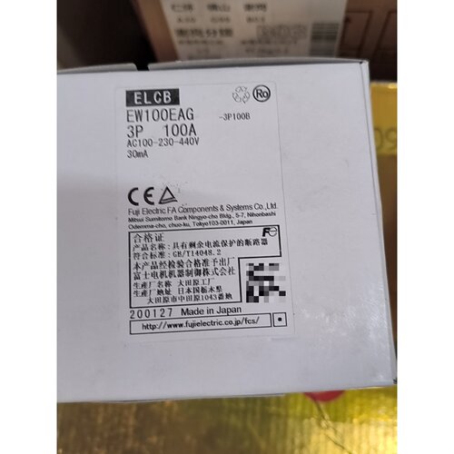 议价可维修富士漏电断路器EW100EAG3P100AAC100230440V30mA日本原