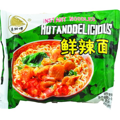 80后怀旧零食老南京凤凰街寿桃牌鲜辣面5袋装量贩速食方便面泡面