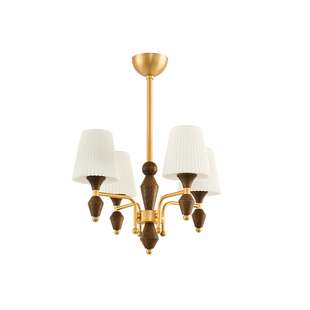 法式中古风卧室吊灯美式复古低层高主卧灯具书房餐厅灯轻奢吸顶灯