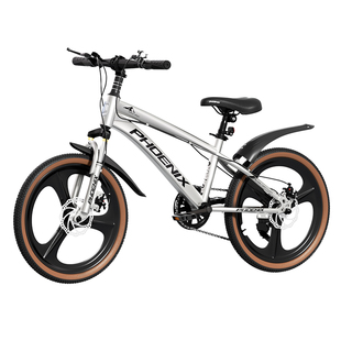 凤凰儿童自行车6到12岁男孩10到15岁女孩变速20寸减震碟刹山地车