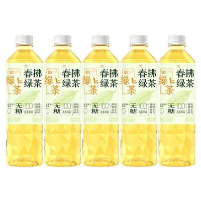 统一春拂绿茶500ml*5瓶茶饮料