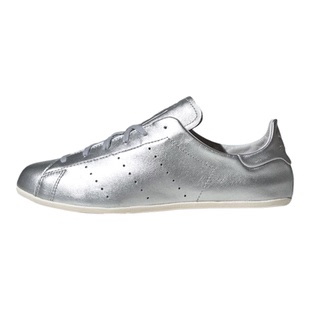 阿迪达斯Adidas STAN SMITH LO PRO 经典银黑百搭薄底板鞋JQ6427