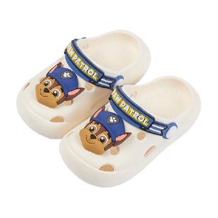 汪汪队儿童拖鞋男童卡通软底夏季凉拖鞋女童男宝宝凉鞋防滑洞洞鞋