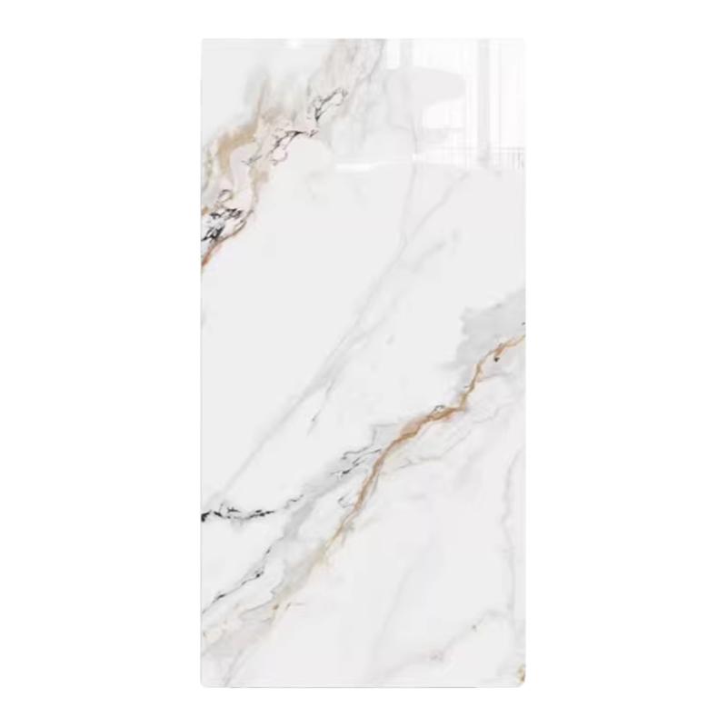 广东佛山瓷砖地砖750x1500亮光岩板奢石蓝色大理石地板砖600x1200