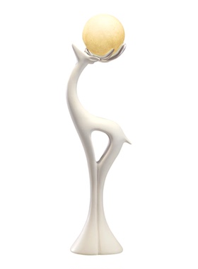 轻奢高档一鹿相伴氛围灯大件