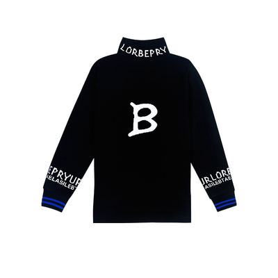 男童长袖t恤半高领打底衫