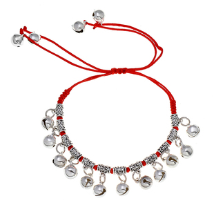 十二生肖红绳手链铃铛编织兔年男女百搭气质手绳新年脚链配饰品