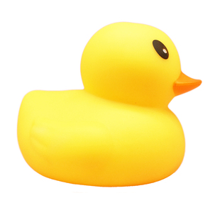 婴儿宝宝洗澡神器小鸭子玩具男孩女孩儿童戏水捏捏叫小黄鸭洗澡子