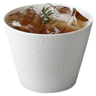 日式极简陶瓷咖啡杯手握杯猪口杯复古精致高级拉花杯主人杯澳白杯