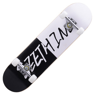 滑板专业成人刷街枫木四轮初学者儿童双翘板长80CM凹板skateboard