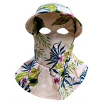 新款(猫眼)夏季防晒遮阳帽遮脸护颈太阳帽防尘采茶户外防风防晒帽