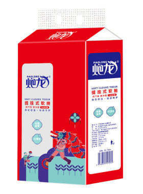 炮龙软抽纸提挂式1680张