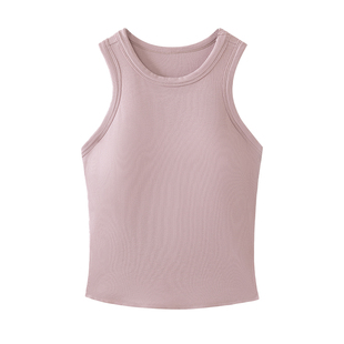 SW速惟运动背心女夏自带胸垫瑜伽服外穿运动美背百搭透气收副乳