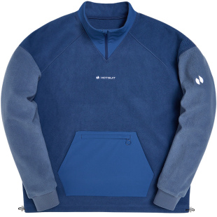 hotsuit后秀卫衣男2026春季新款立领套头运动休闲外套保暖摇粒绒