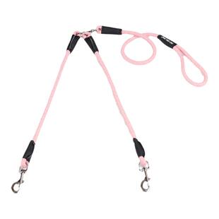 一拖二牵引绳中小型犬狗链子狗狗外出狗绳网红双头遛狗绳子加长版